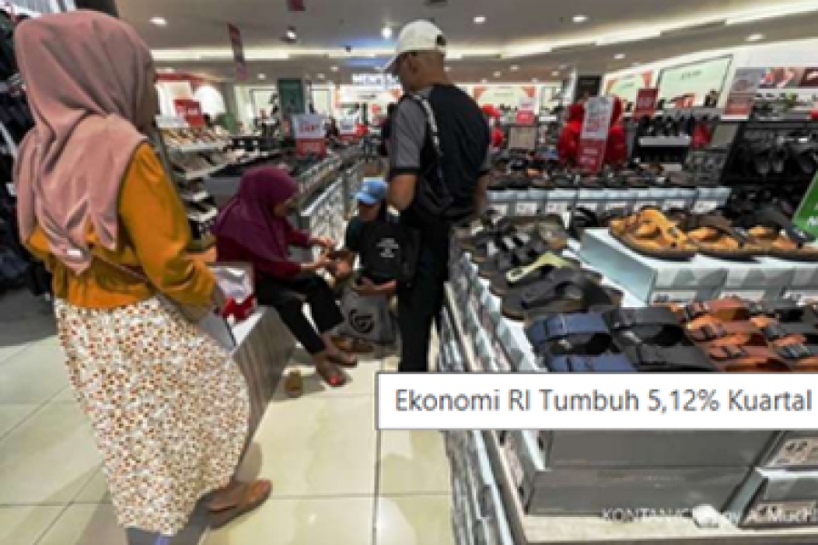 Ekonomi RI Tumbuh 5,12% Kuartal II-2025, Apindo Soroti Fenomena ‘Rojali’ dan ‘Rohana’